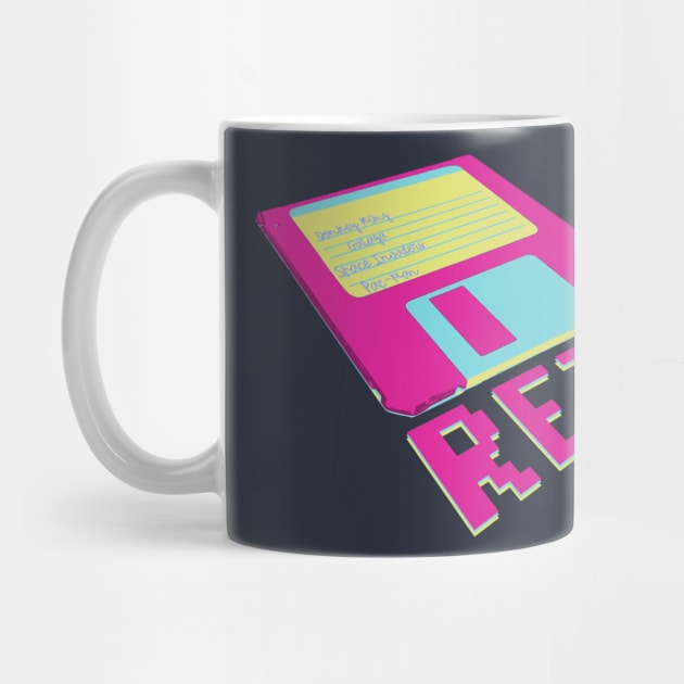 Retro Gaming Floppy Disk by Nerd_art